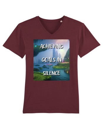 ACHIEVING GOALS IN SILENCE Burgundy