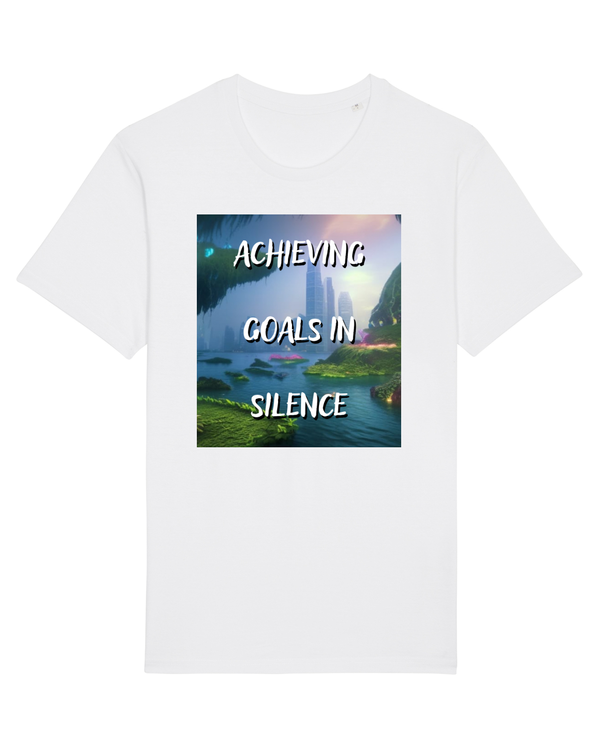 Tricou mânecă scurtă Unisex Rocker White