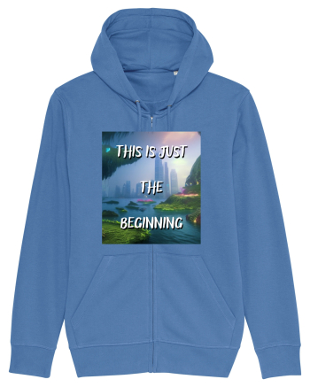 THIS IS JUST THE BEGINNING Bright Blue