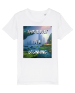 THIS IS JUST THE BEGINNING Tricou mânecă scurtă  Copii Mini Creator