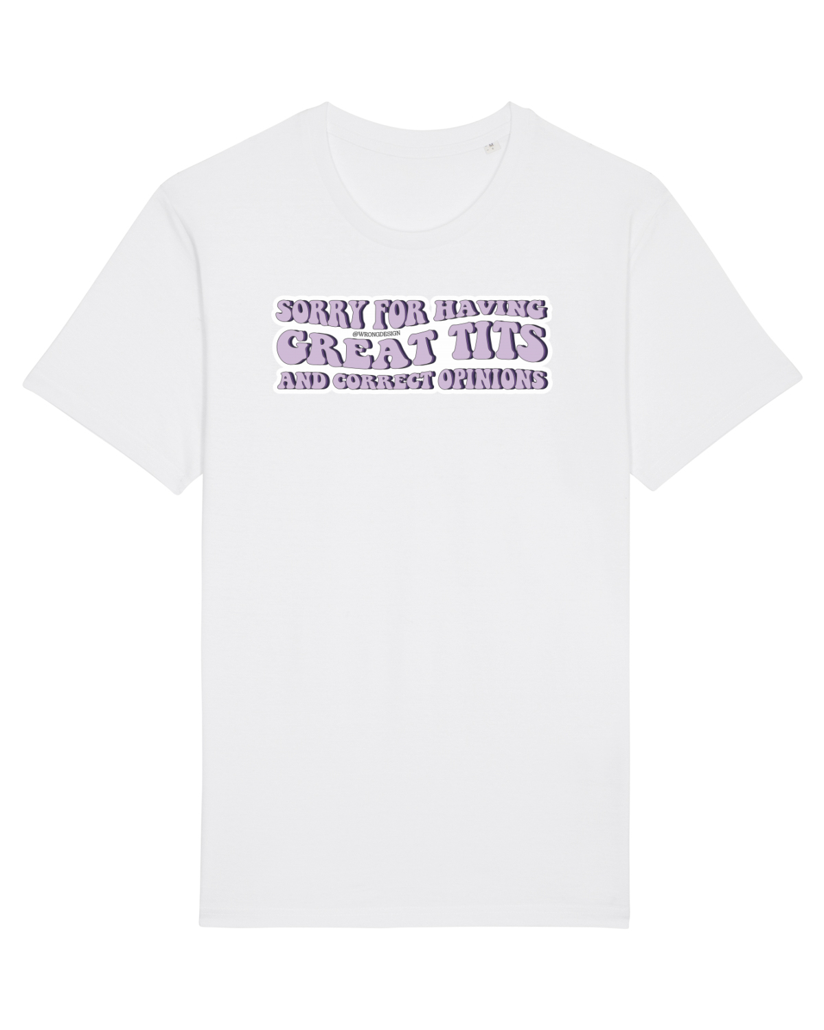 Tricou mânecă scurtă Unisex Rocker White
