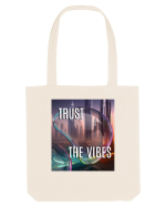 TRUST THE VIBES Sacoșă textilă
