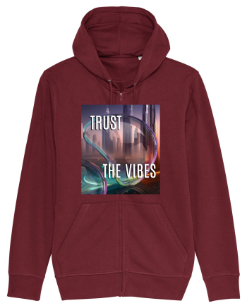 TRUST THE VIBES Burgundy
