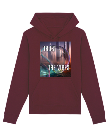 TRUST THE VIBES Burgundy