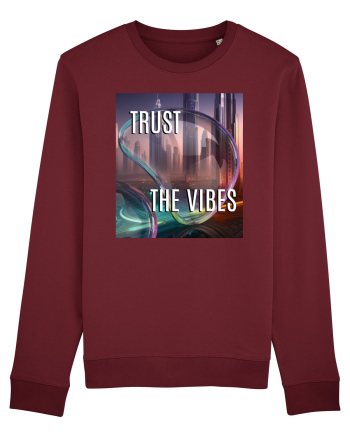 TRUST THE VIBES Burgundy