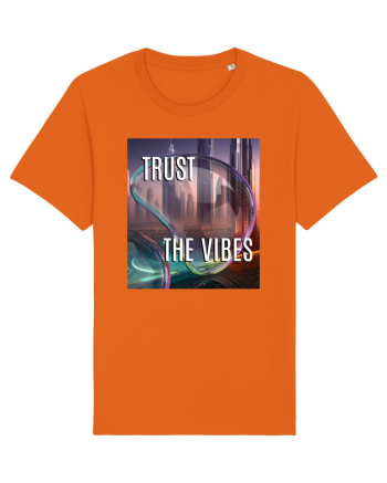 TRUST THE VIBES Bright Orange