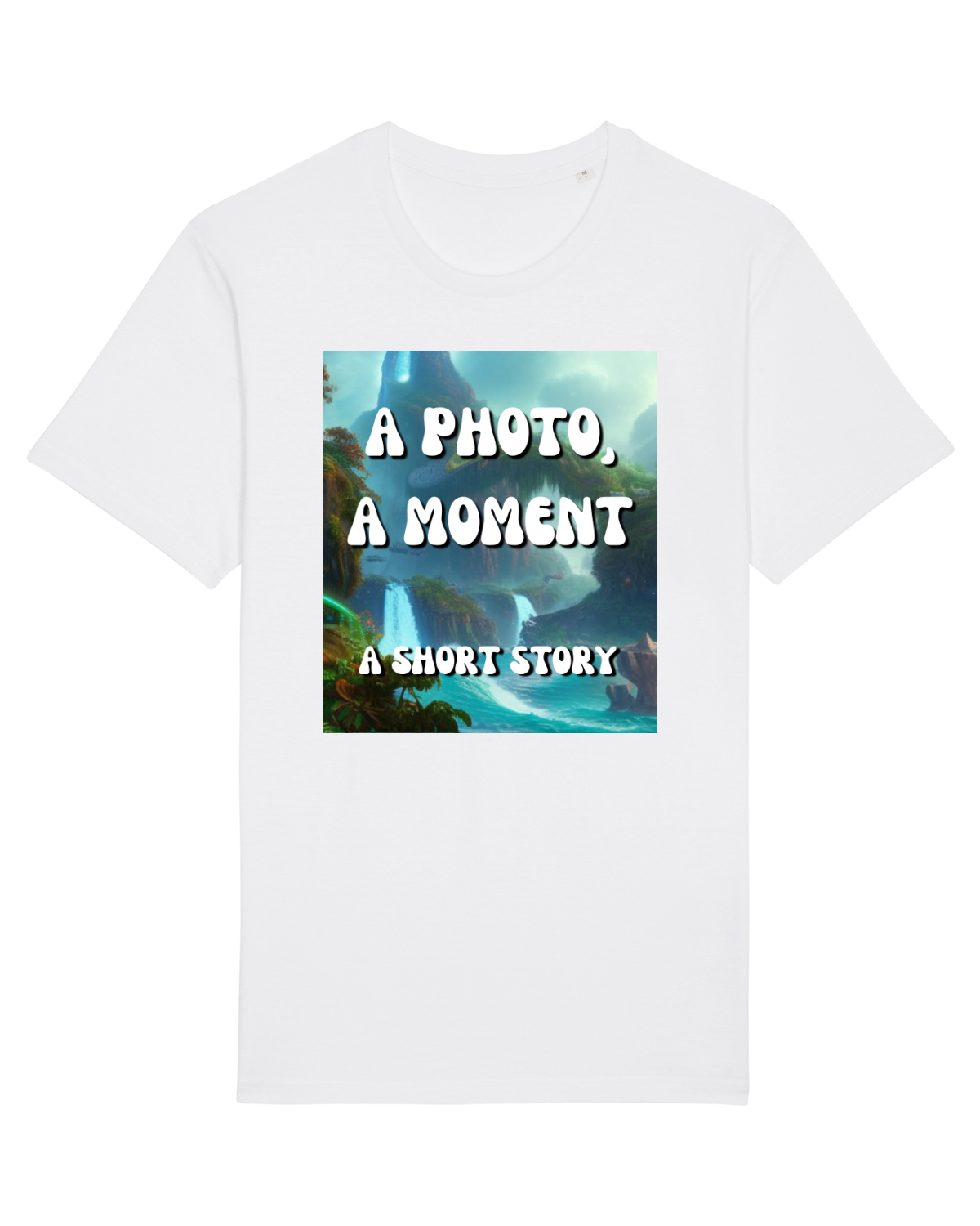 Tricou mânecă scurtă Unisex Rocker White