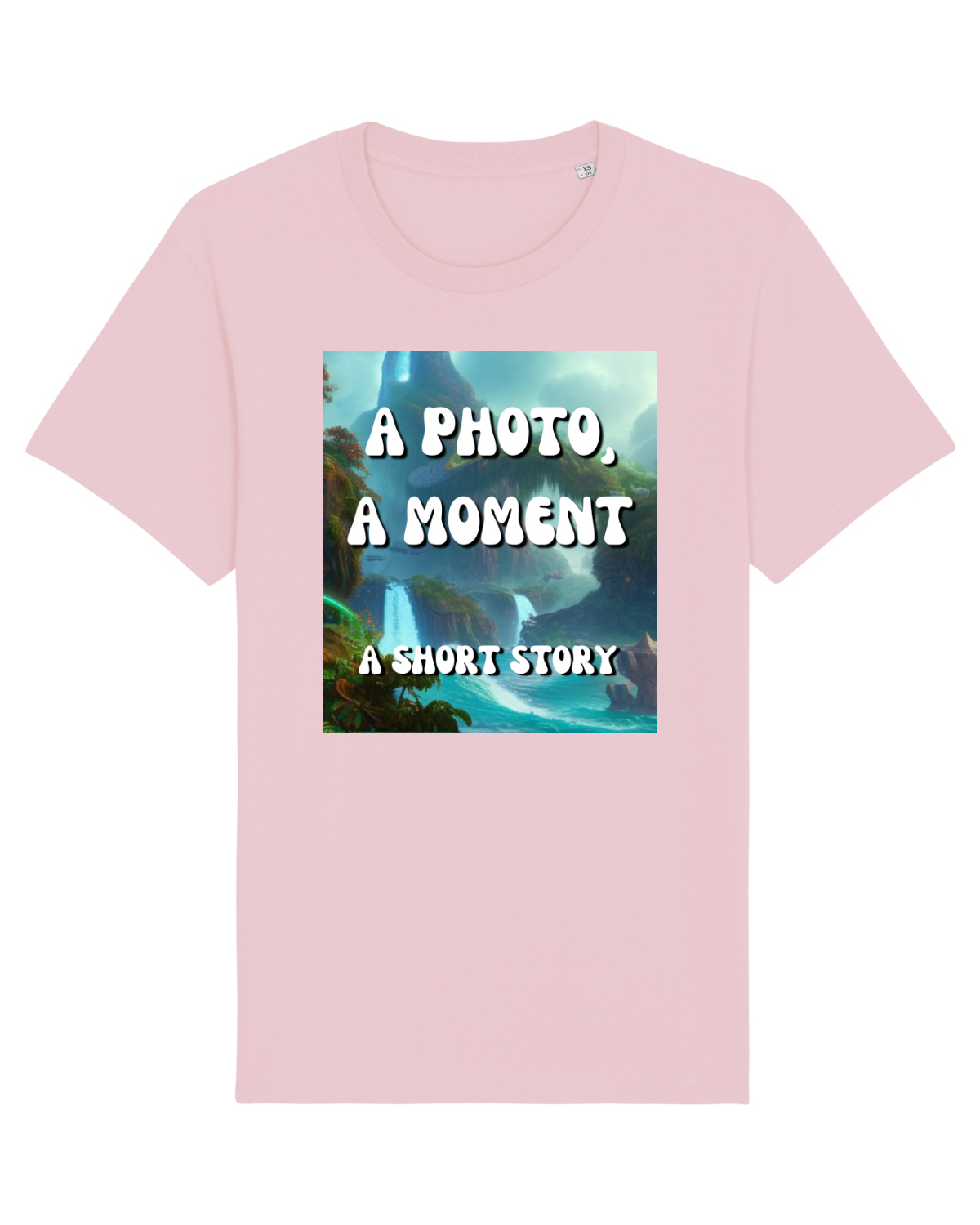 Tricou mânecă scurtă Unisex Rocker Cotton Pink