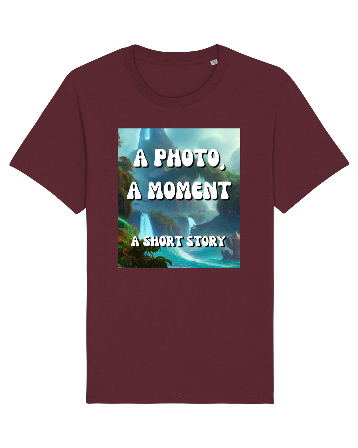 Tricou mânecă scurtă Unisex Rocker Burgundy