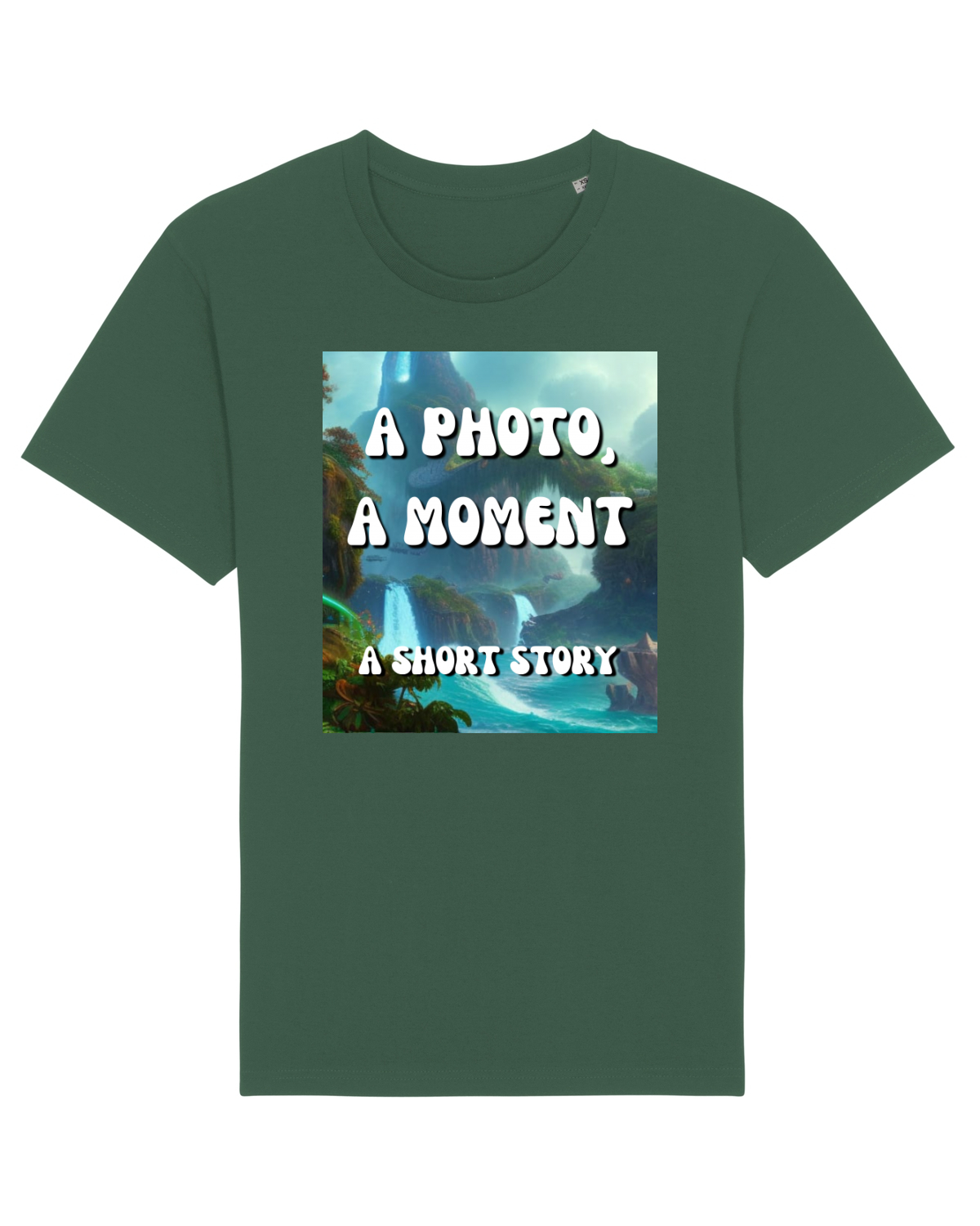 Tricou mânecă scurtă Unisex Rocker Bottle Green