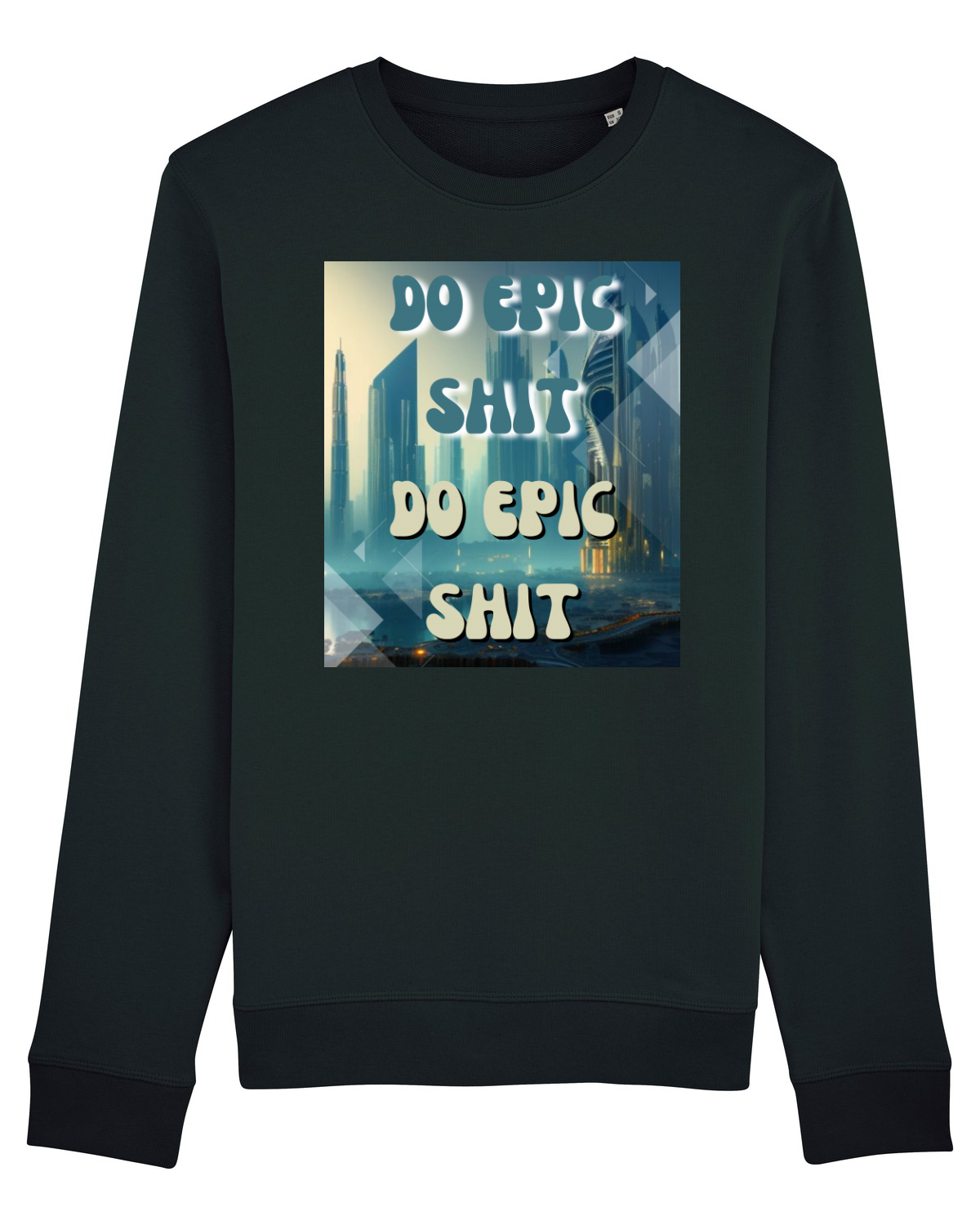 Bluză mânecă lungă Unisex Rise Black