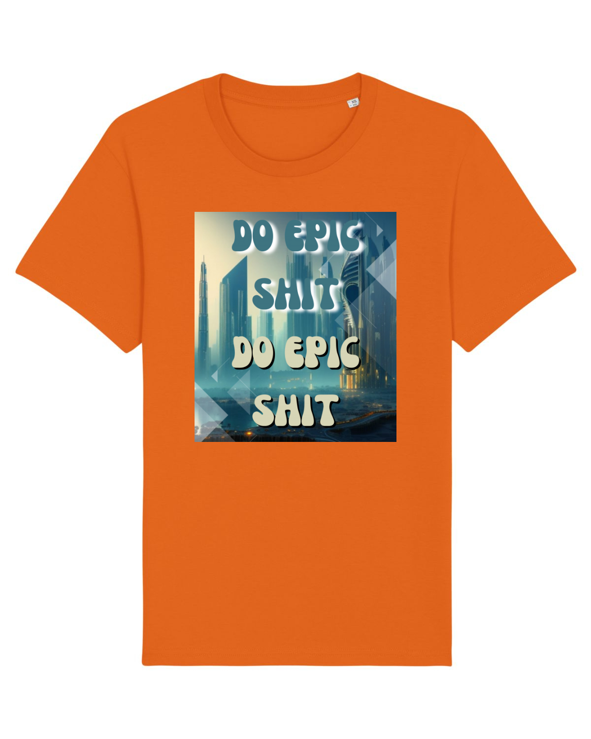 Tricou mânecă scurtă Unisex Rocker Bright Orange