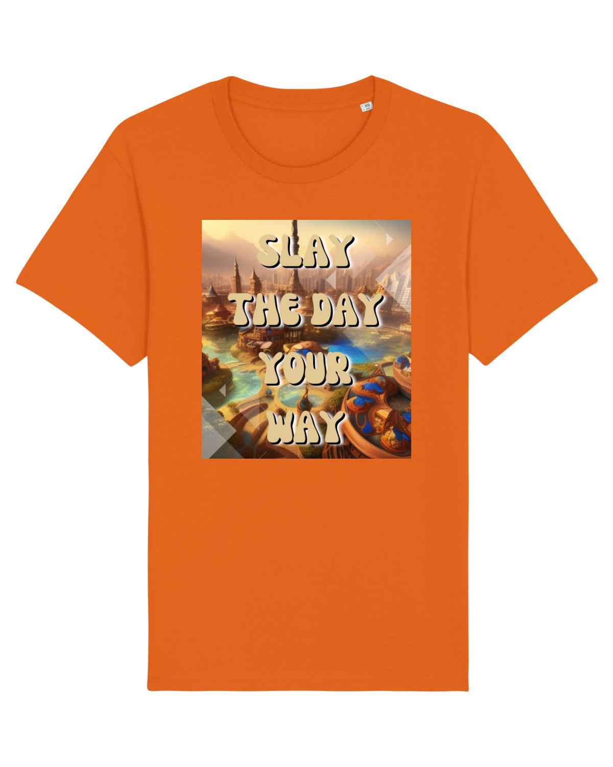 Tricou mânecă scurtă Unisex Rocker Bright Orange