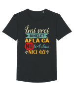 Îmi vrei binele? Tricou mânecă scurtă guler larg Bărbat Skater