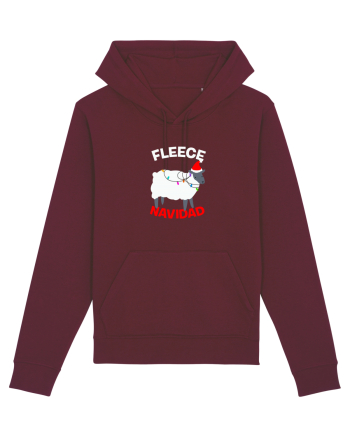 Fleece Navidad Burgundy