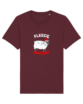 Fleece Navidad Burgundy