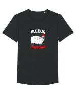 Fleece Navidad Tricou mânecă scurtă guler larg Bărbat Skater