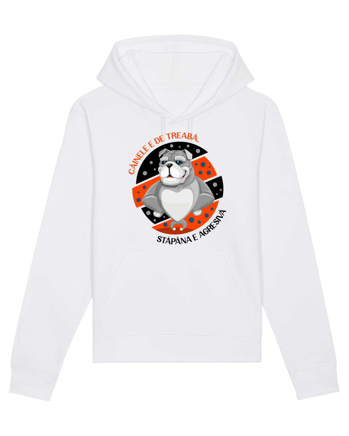 Hanorac Unisex Drummer White