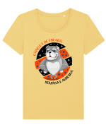 Stăpâna e agresivă Tricou mânecă scurtă guler larg fitted Damă Expresser