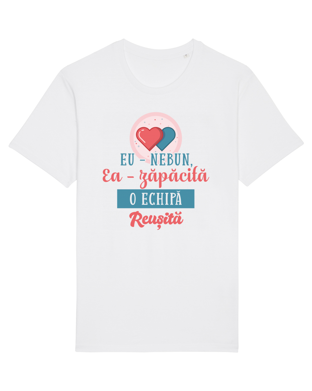 Tricou mânecă scurtă Unisex Rocker White