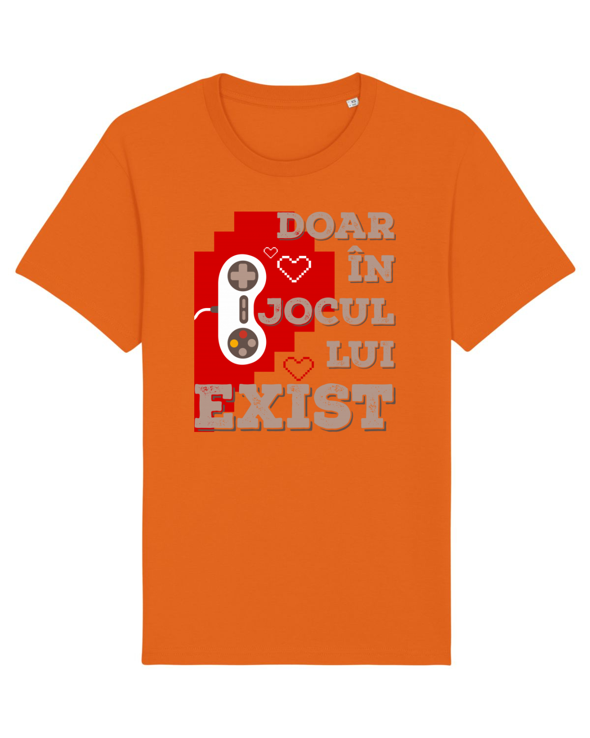 Tricou mânecă scurtă Unisex Rocker Bright Orange
