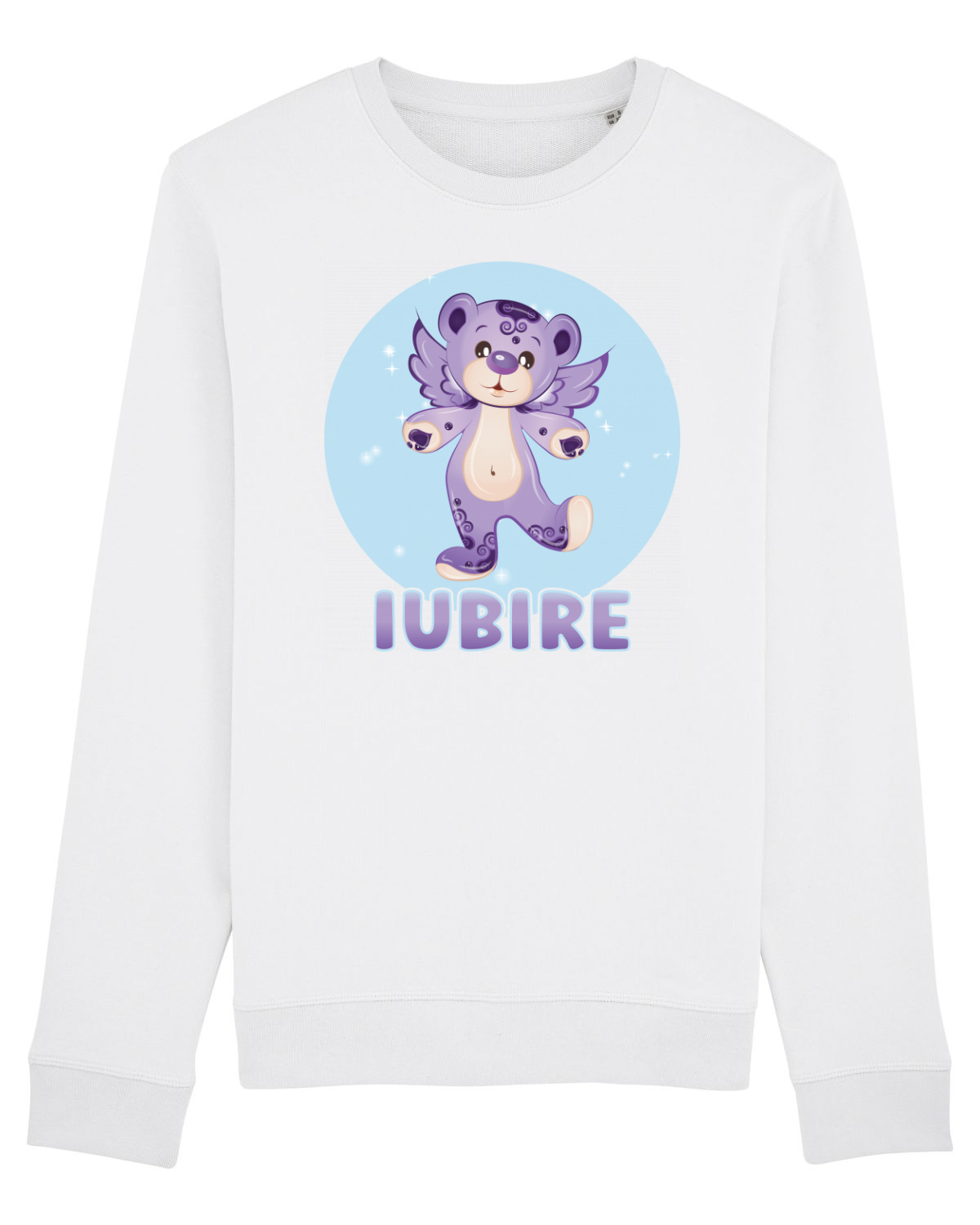 Bluză mânecă lungă Unisex Rise White