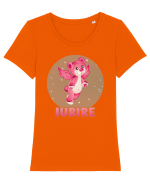 Iubire cu ursuleț - v3 Tricou mânecă scurtă guler larg fitted Damă Expresser