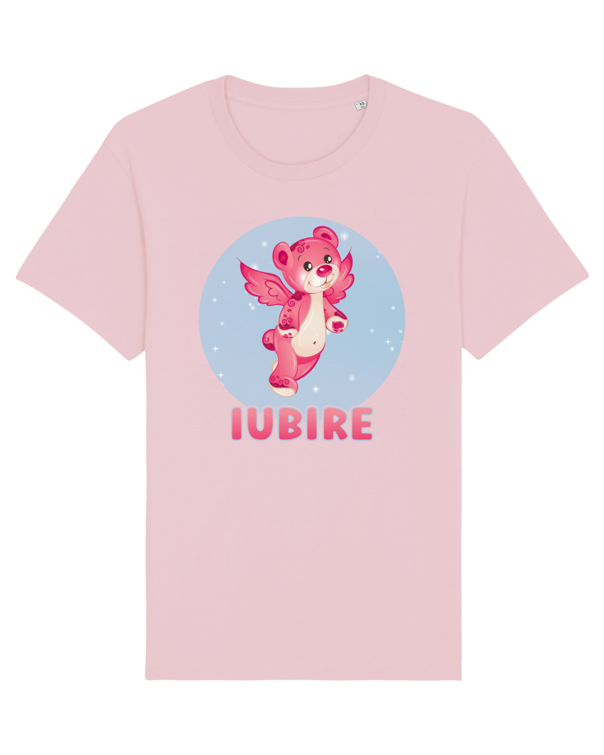 Tricou mânecă scurtă Unisex Rocker Cotton Pink