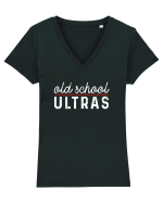 Old School Ultras Tricou mânecă scurtă guler V Damă Evoker