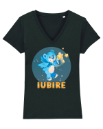 Iubire cu ursuleț - v4 Tricou mânecă scurtă guler V Damă Evoker