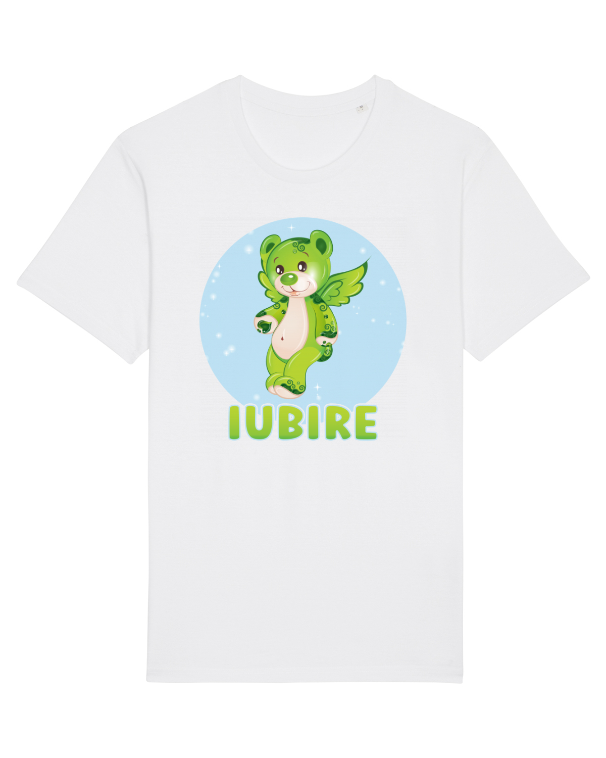 Tricou mânecă scurtă Unisex Rocker White