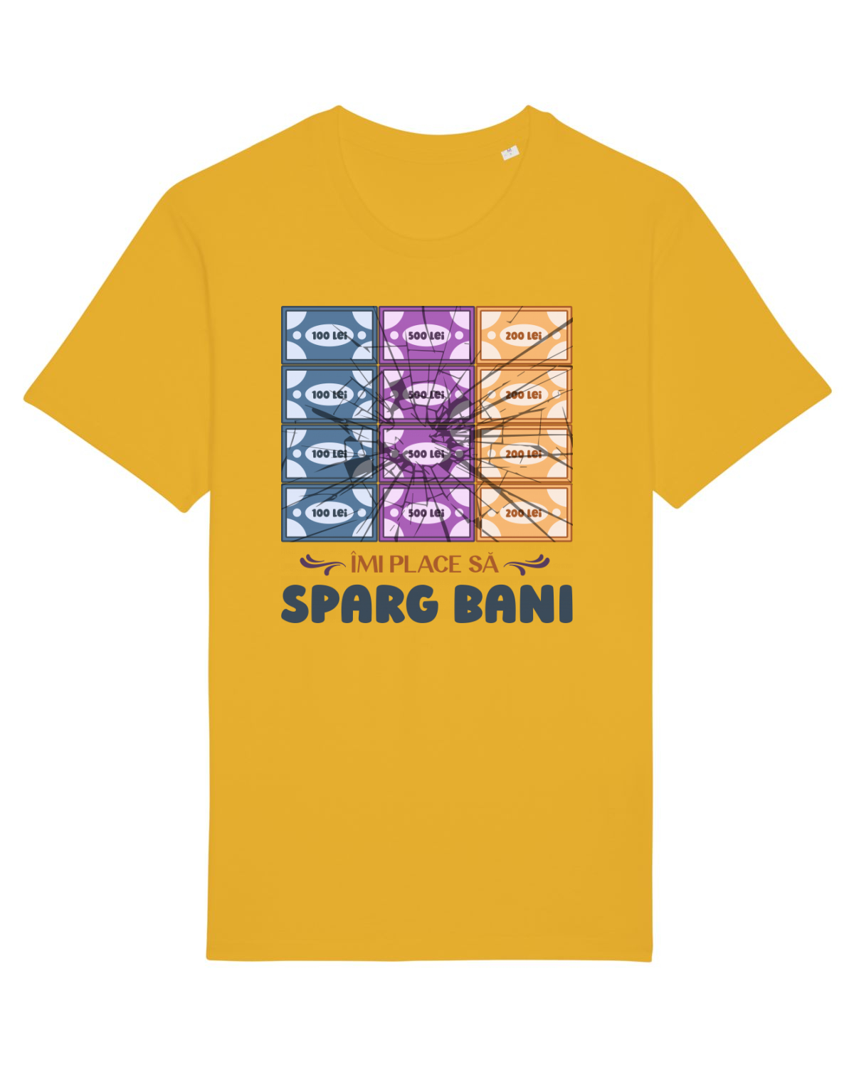 Tricou mânecă scurtă Unisex Rocker Spectra Yellow