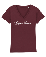 Carpe Diem Tricou mânecă scurtă guler V Damă Evoker