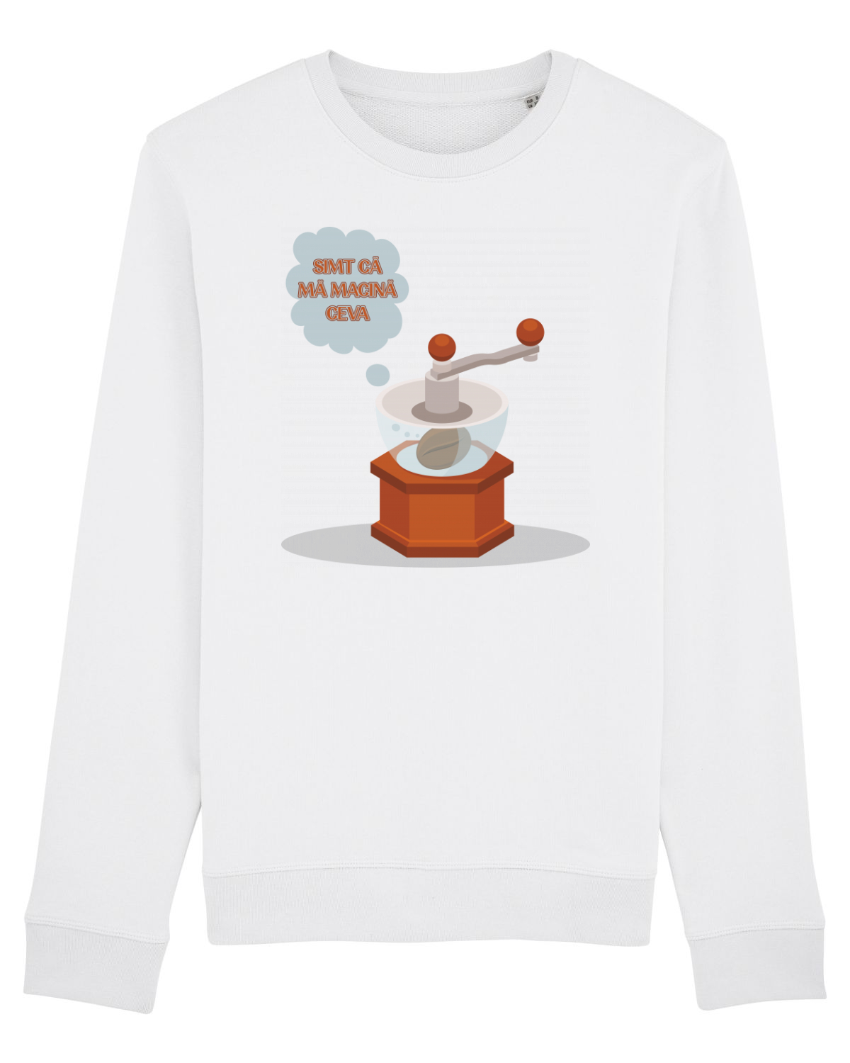 Bluză mânecă lungă Unisex Rise White