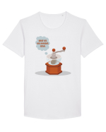 Simt că mă macină ceva Tricou mânecă scurtă guler larg Bărbat Skater