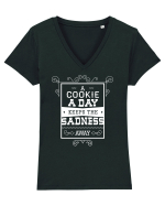 A Cookie A Day Keeps The Sadness Away Tricou mânecă scurtă guler V Damă Evoker