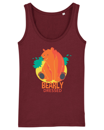 Bearly Dressed Burgundy