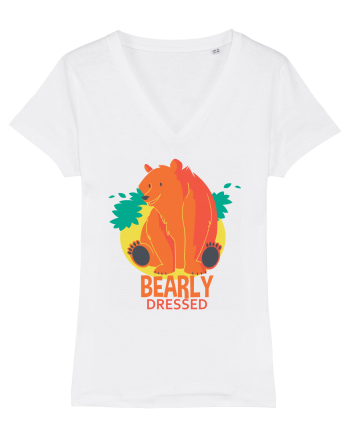 Bearly Dressed White