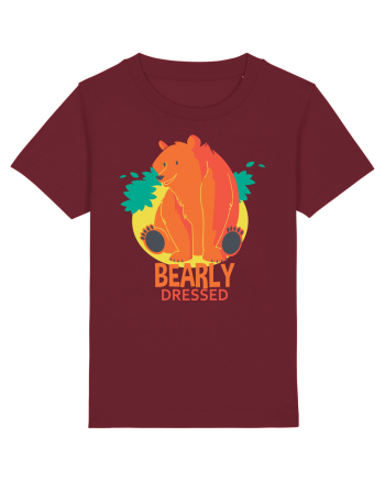 Bearly Dressed Burgundy