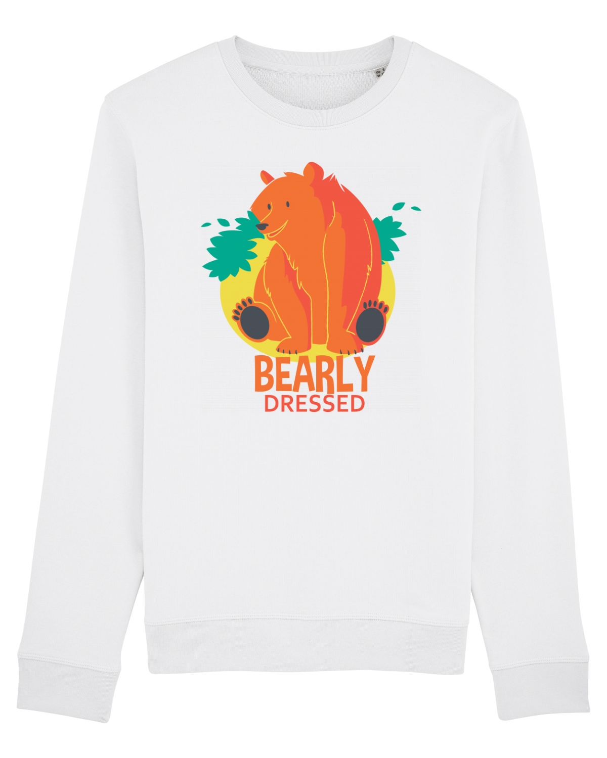 Bluză mânecă lungă Unisex Rise White