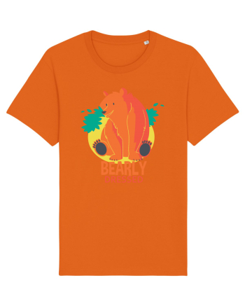 Bearly Dressed Bright Orange