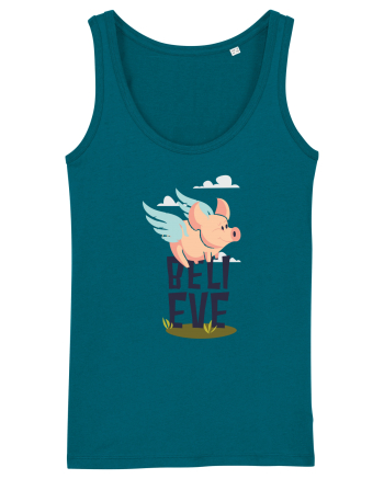 Believe Flying Pig Ocean Depth
