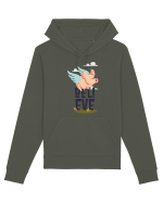 Believe Flying Pig Hanorac Unisex Drummer