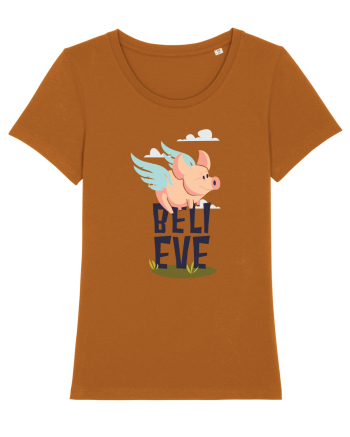 Believe Flying Pig Roasted Orange