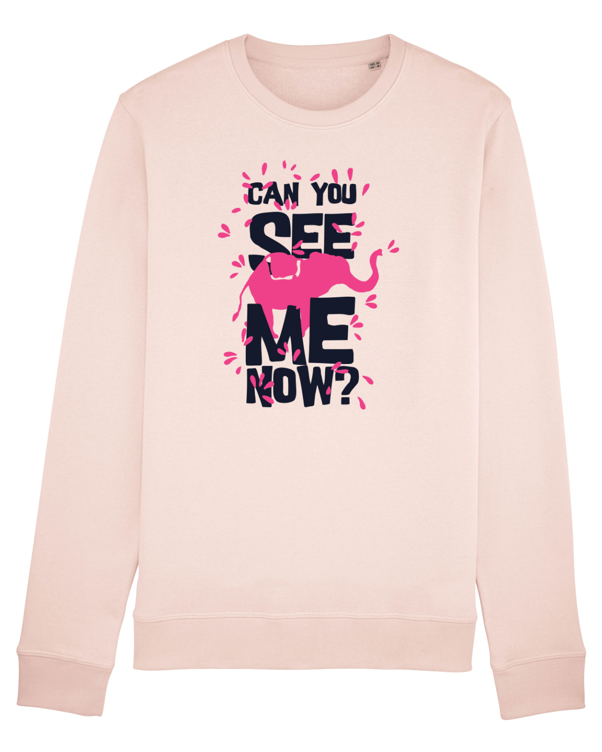 Bluză mânecă lungă Unisex Rise Candy Pink