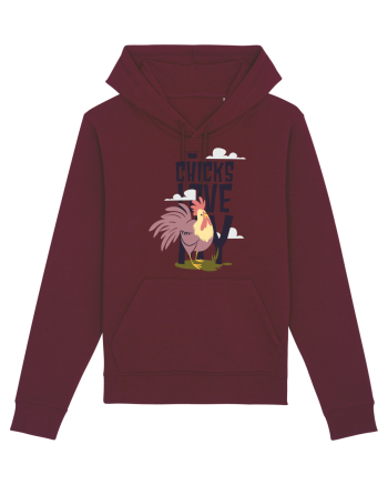 Chicks Love My Cock Burgundy
