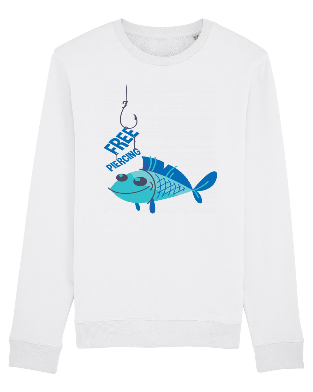 Bluză mânecă lungă Unisex Rise White