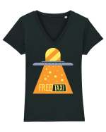 Free Taxi Tricou mânecă scurtă guler V Damă Evoker