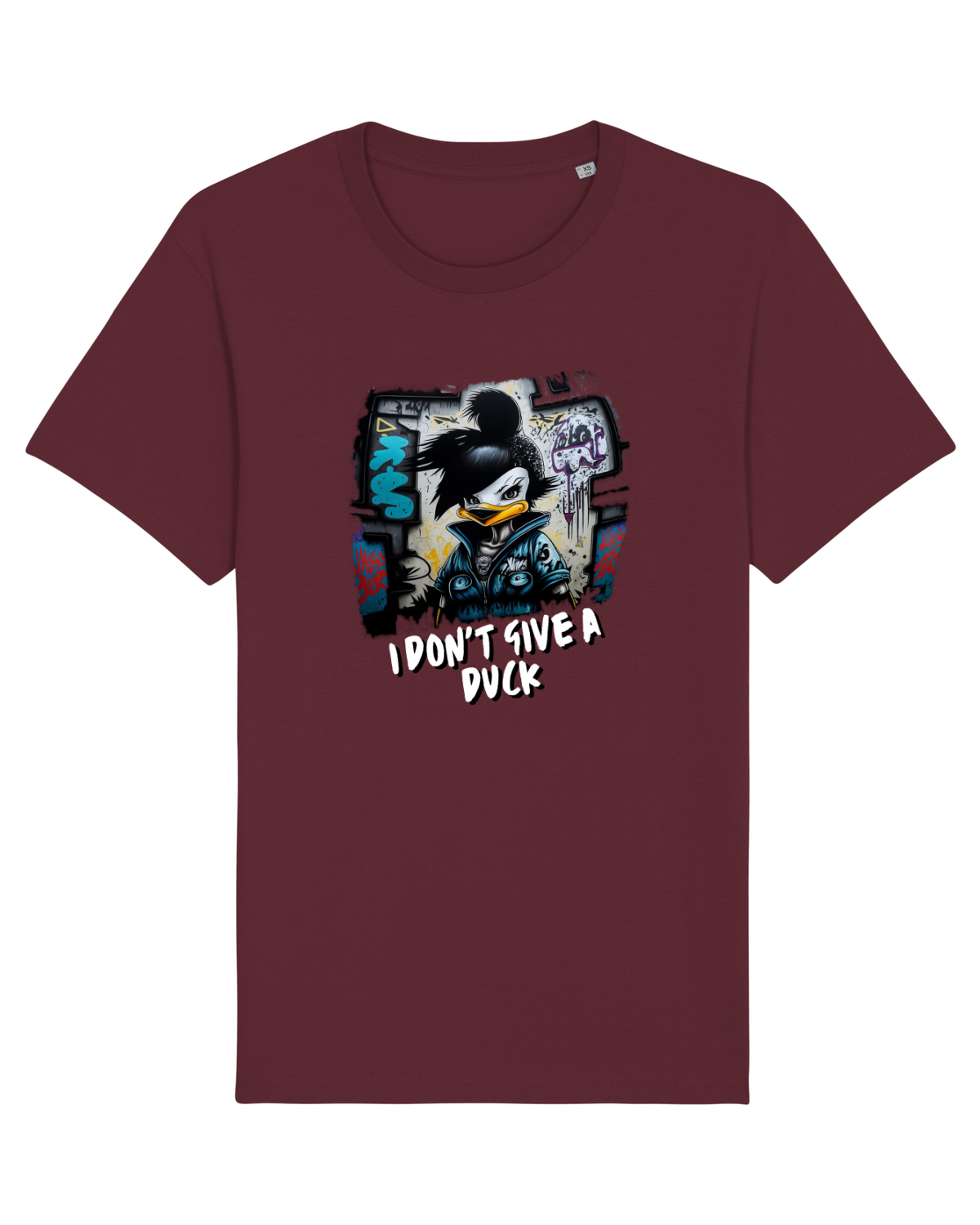 Tricou mânecă scurtă Unisex Rocker Burgundy