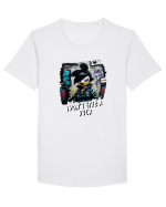 I don't give a Duck Tricou mânecă scurtă guler larg Bărbat Skater